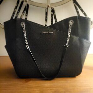 Michael Kors Large Jet Set Logo Travel Tote